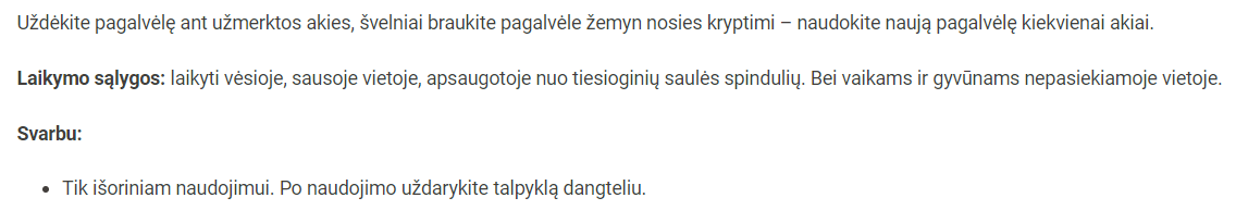 Reavet akių priežiūros pagalvėlės, 100 vnt