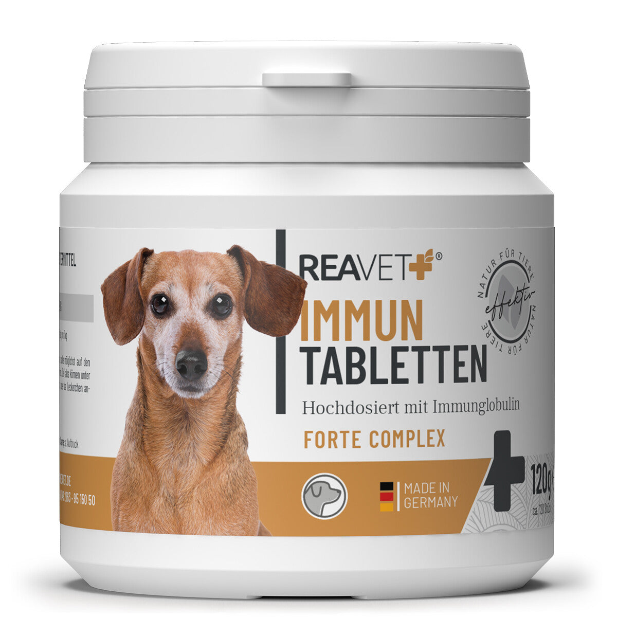 Reavet imuninei sistemai maisto papildas šunims, tabletės 120g