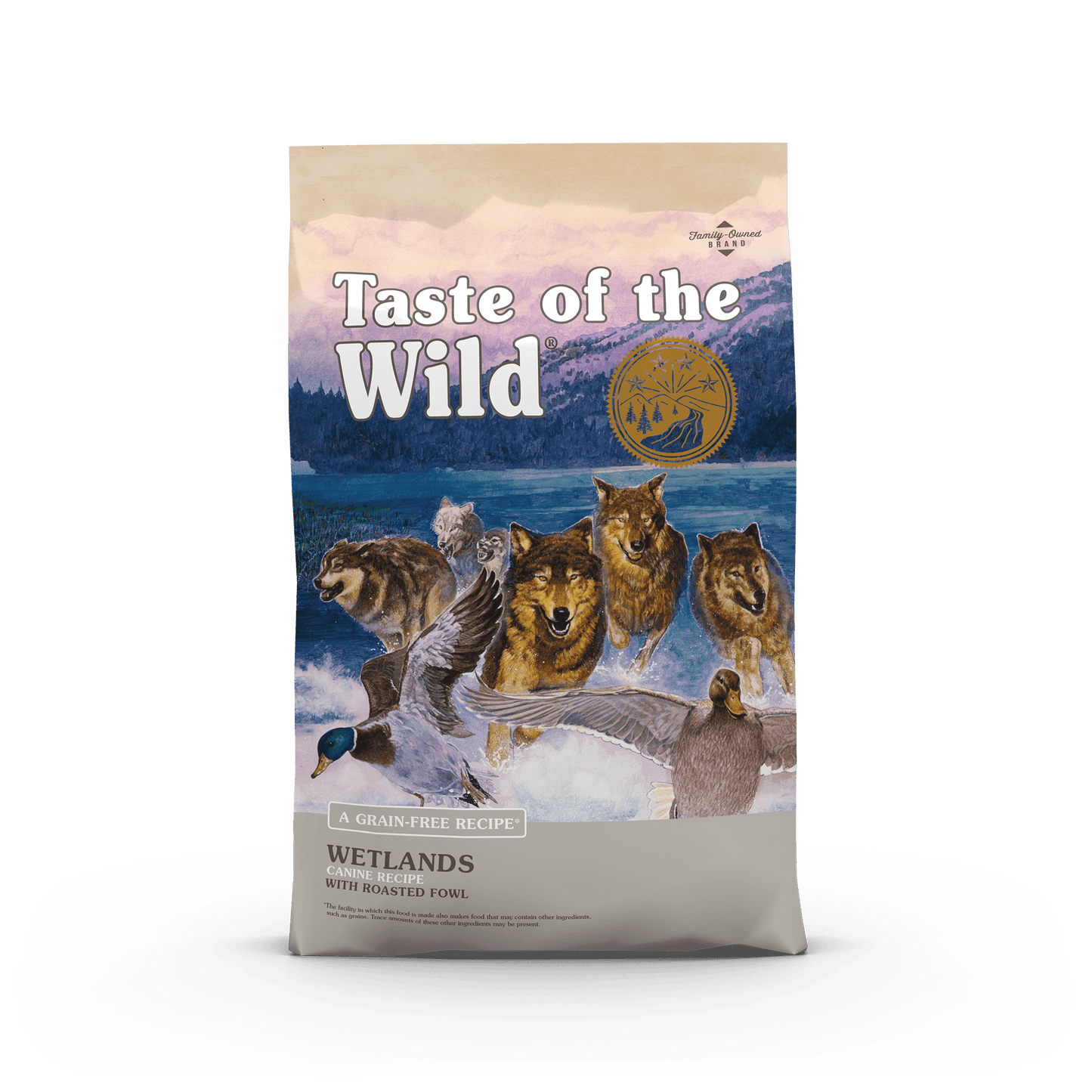 Taste of the Wild Wetlands sausas begrūdis šunų maistas SU PAUKŠTIENA, 2kg/12.2 kg