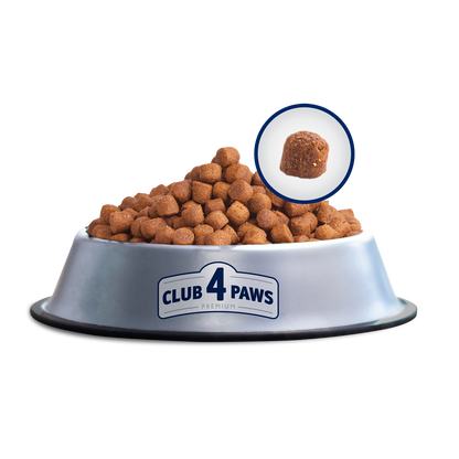 Club4Paws sausas šunų maistas Active, aktyviems visų veislių šunims SU VIŠTIENA 14kg