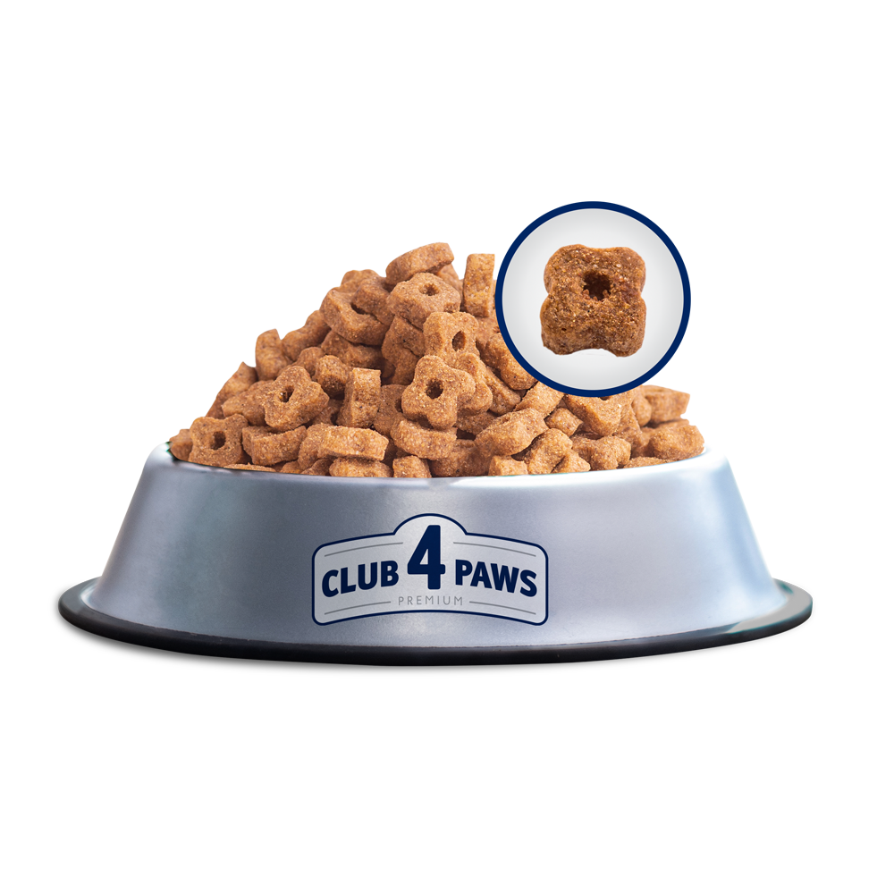 Club4Paws sausas šunų maistas Svorio kontrolė, suaugusiems visų veislių šunims SU VIŠTIENA. 14kg
