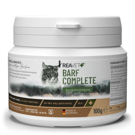 Reavet BARF Complete maisto papildas katėms, milteliai 100g
