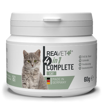Reavet 4in1 Complete maisto papildas katėms, milteliai 60g