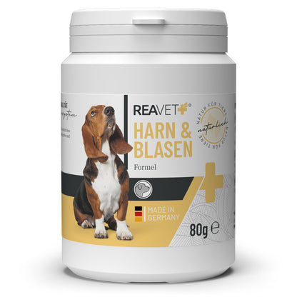 Reavet šlapimo pūslės maisto papildas šunims, milteliai 80g
