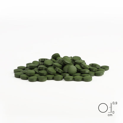Reavet žaliadumblių chlorelės šunims, tabletės 500g