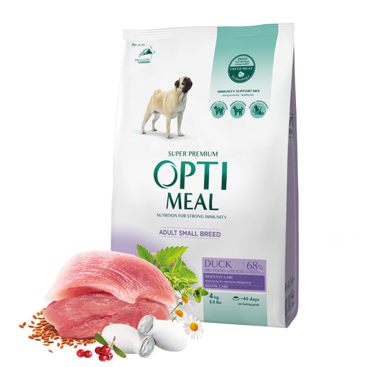 Optimeal sausas šunų maistas SU ANTIENA. 4kg