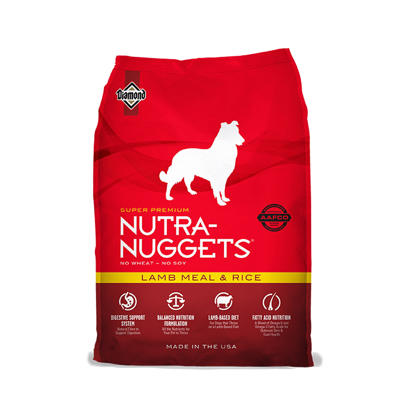 Nutra Nuggets Lamb & Rice sausas šunų maistas SU ĖRIENA IR RYŽIAIS 15 kg