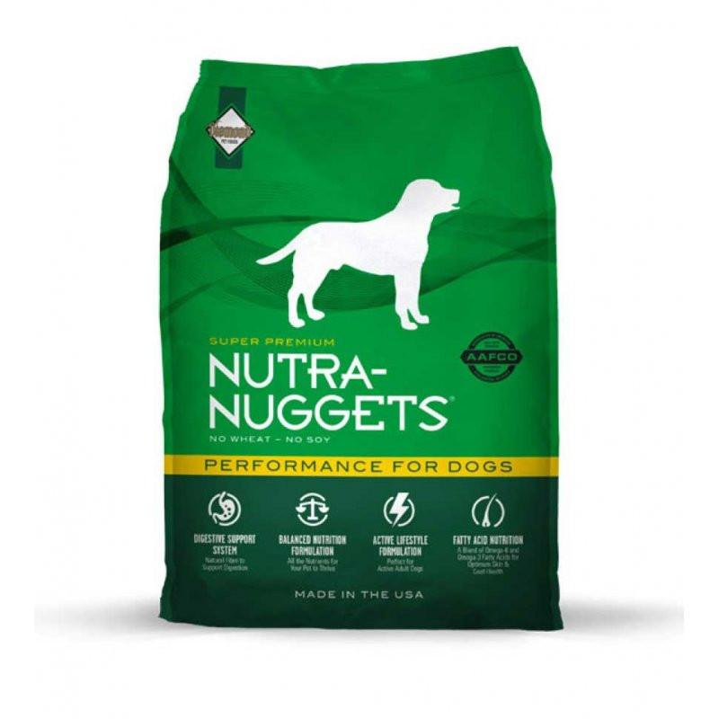 Nutra Nuggets Performance sausas šunų maistas Vištiena didelio aktyvumo šunims 15 kg