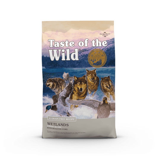 Taste of the Wild Wetlands sausas begrūdis šunų maistas SU PAUKŠTIENA, 2kg/12.2 kg